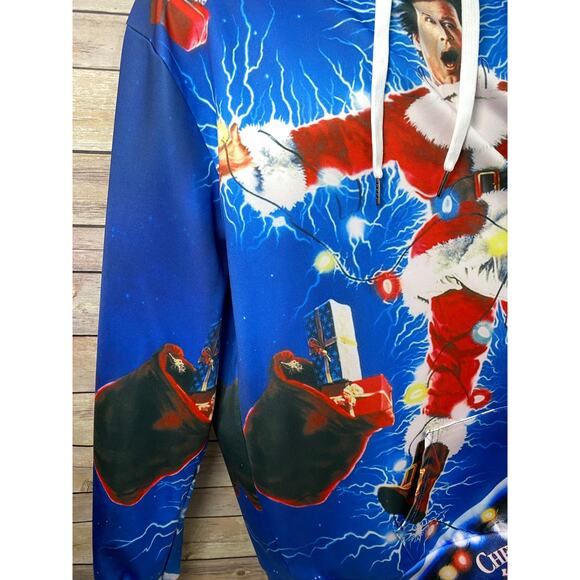 National Lampoon Christmas Vacation Clark Griswold Sweater Chevy Chase XL 23x29 - Picture 5 of 10